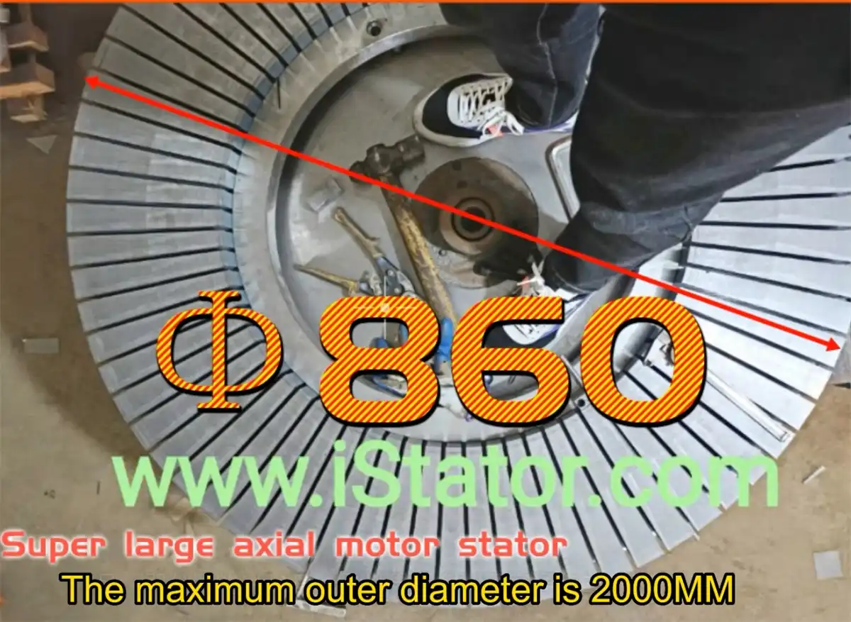 Stator Bonding a Axial Flux Motor Stators