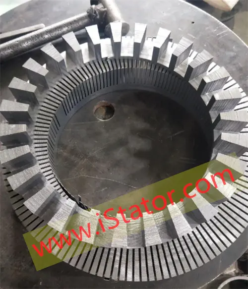 Çekirdek Yığın Sürecine Odaklanmış Eksenel Akı Motor Stator Laminasyon Üretimi